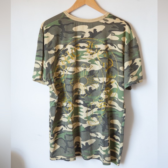 CHROME HEARTS VINTAGE CAMO TEE T SHIRT SINGLE STITCH XL - Picture 4 of 8